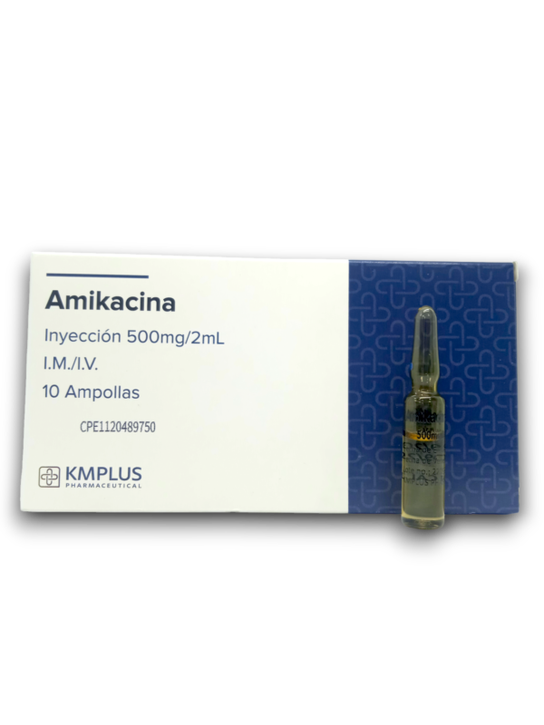 AMIKACINA 500 MG /2 ML I.V /I.M (KMPLUS)