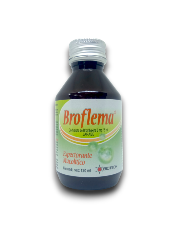 BROFLEMA 8 MG /5 ML JBE FCO 120 ML (BROMHEXINA)