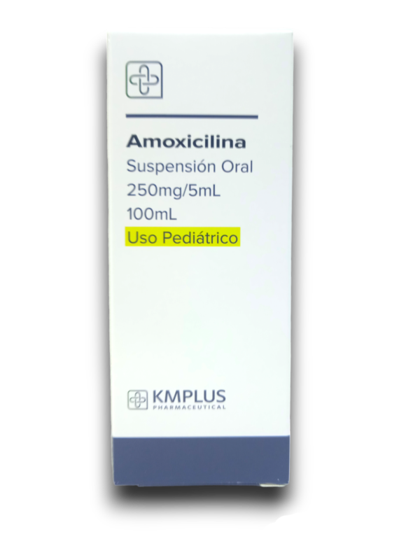 AMOXICILINA 250 MG /5 ML P /SUSP ORAL FCO 100 ML PED (KMPLUS)