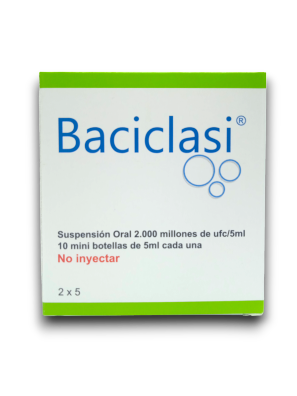 BACICLASI 5 ML X 10 VIALES (BACILLUS CLAUSII )
