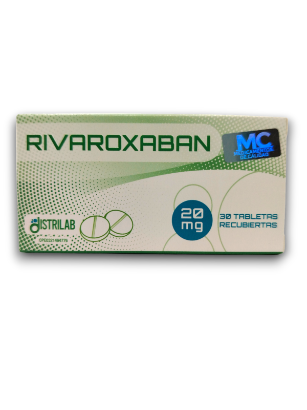 RIVAROXABAN 20 MG X 30 TAB ( DISTRILAB)