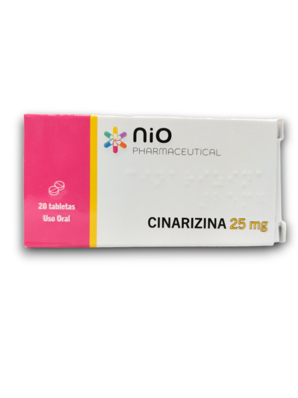 CINARIZINA 25 MG X 20 TAB (NIO)