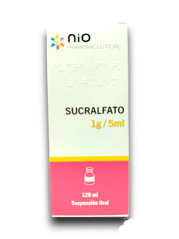 SUCRALFATO 1 G /5 ML SUSP ORAL FCO 120 ML (NIO)