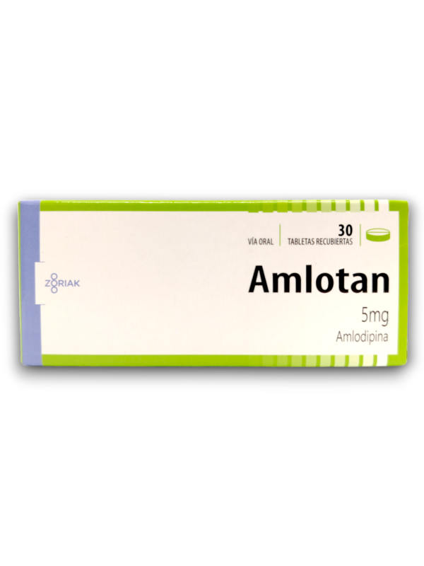 AMLOTAN 5 MG X 30 TAB (AMLODIPINA)