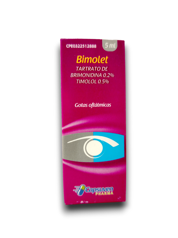 BIMOLET (BRIMONIDINA /TIMOLOL) 0.2% GOTAS OFT FCO 5 ML (CAPSUVEN)
