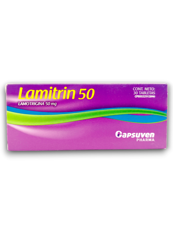 LAMITRIN (LAMOTRIGINA) 50 MG X 30 TAB (CAPSUVEN)