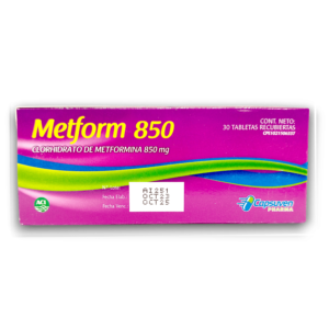 METFORM (METFORMINA) 850 MG X 30 TAB (CAPSUVEN)