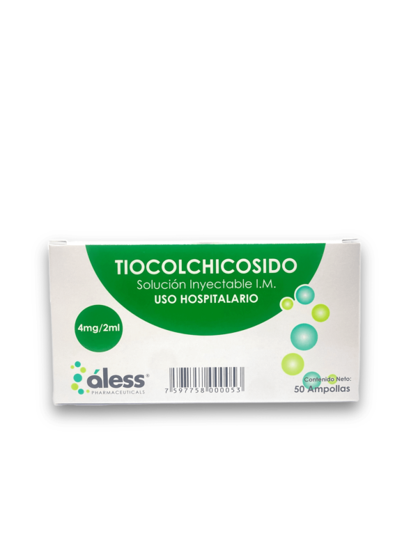 TIOCOLCHICOSIDO 4 MG /2 ML AMP I.M (ALESS)