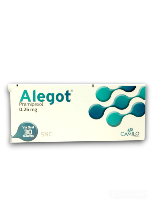 ALEGOT (PRAMIPEXOL) 0,25 MG X 30 TAB (RAVEL)