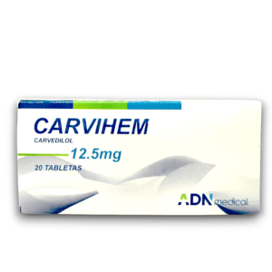 CARVIHEM 12,5 MG X 20 TAB (CARVEDILOL)
