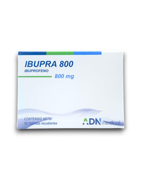 IBUPRA 800 MG X 10 TAB (IBUPROFENO)