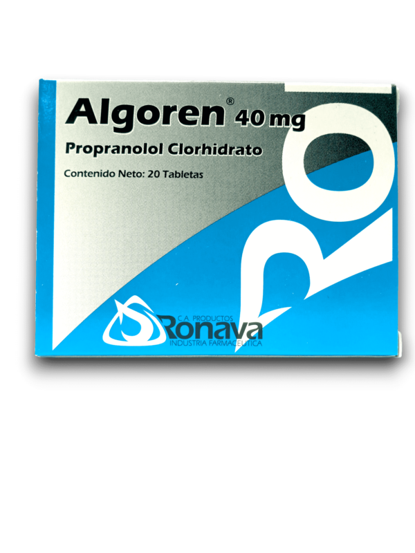 ALGOREN 40 MG X 20 TAB (PROPRANOLOL)