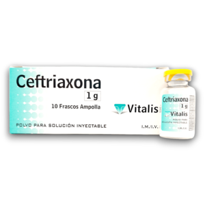 CEFTRIAXONA 1 G AMP I.V (VITALIS)