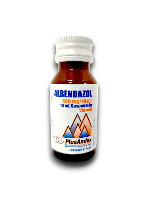 ALBENDAZOL 400 MG SUSP ORAL FCO 10 ML (PLUSANDEX)
