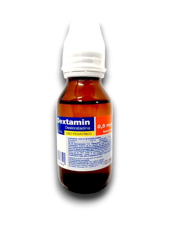 DEXTAMIN (DESLORATADINA) 0,5 MG /ML SOL ORAL PED (PLUSANDEX)