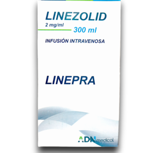 LINEPRA (LINEZOLID) 600 MG /300 ML AMP (ADN)