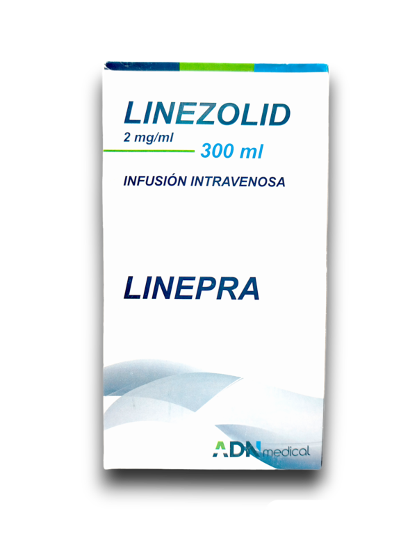 LINEPRA (LINEZOLID) 600 MG /300 ML AMP (ADN)