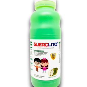 SUEROLITO 400 ML  75 mEq/L + ZINC USO ORAL SABOR A MANZANA