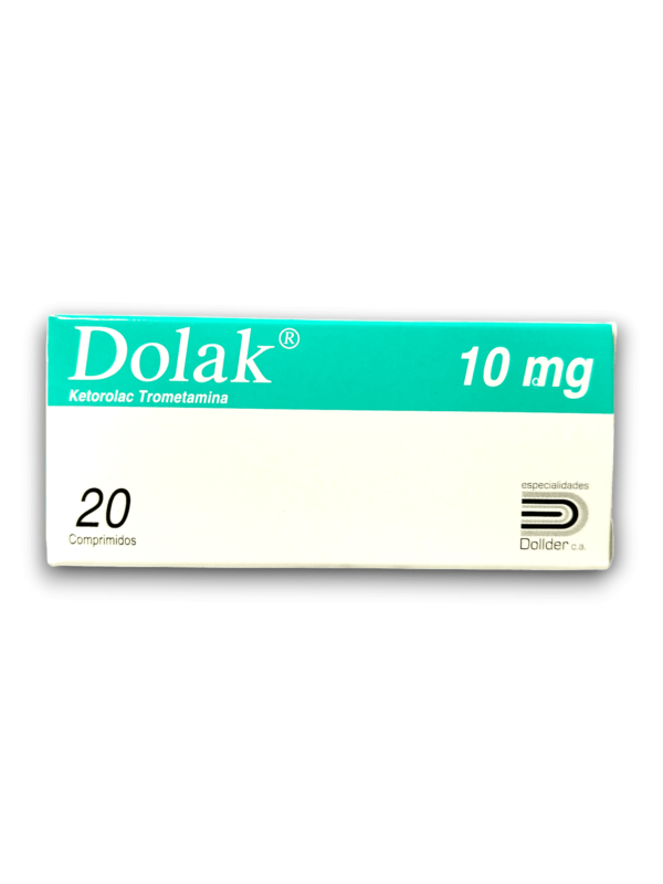 DOLAK (KETOROLAC) 10 MG X 20 COMP (DOLLDER)