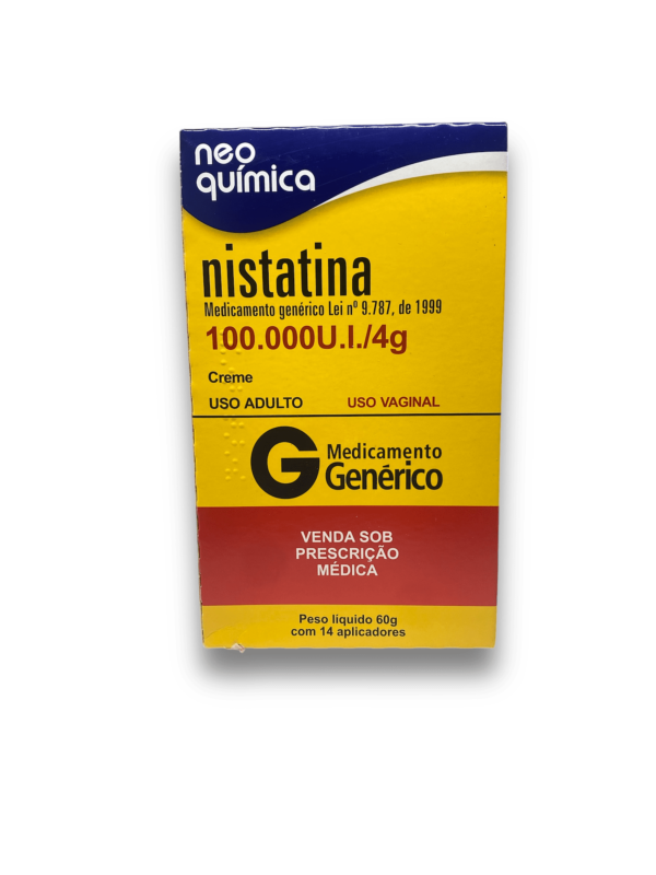 NISTATINA CREMA VAGINAL 100.000 UI /4 G TUBO 60 G X 14 APLIC (NEO QUIMICA)