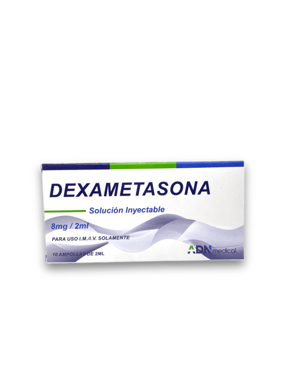 DEXAMETASONA 8 MG /2ML AMP I.V /I.M x 10 AMP (ADN)
