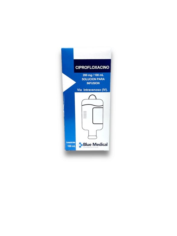 CIPROFLOXACINA 200 MG /100 ML SOL INY (BLUE)