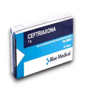 CEFTRIAXONA 1 G INY IM/IV (BLUE)