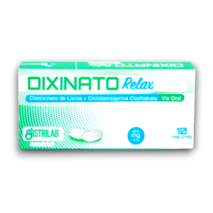 DIXINATO RELAX (CLONIXINATO DE LISINA /CICLOBENZAPRINA) 125 MG /5MG X 10 TAB (DISTRILAB)