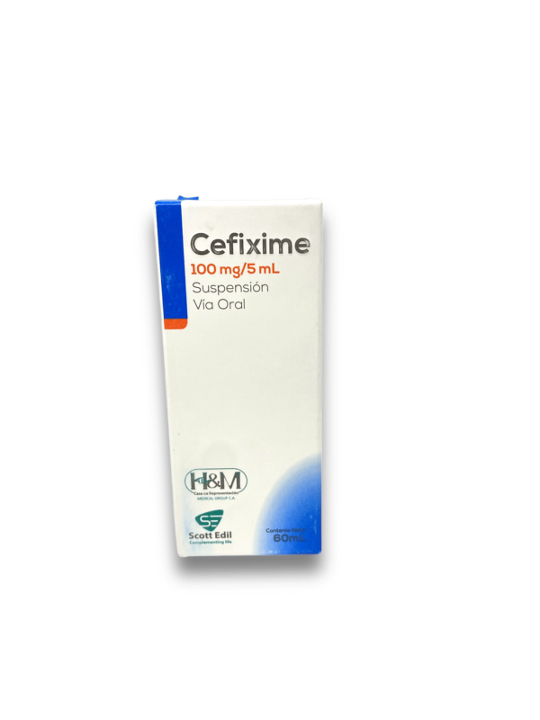 CEFIXIMA 100 MG /5 ML SUSP ORAL FCO 60 ML (SCOTT EDIL)