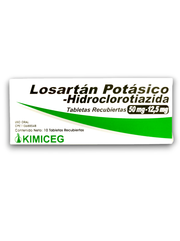 LOSARTAN /HCT 50 MG /12.5 MG X 10 TAB REC (KIMICEG)