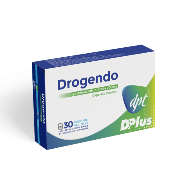 DROGENDO(PROGESTERONA MICRONIZADA 200 MG X 30 CAPS BLANDA (DPT)