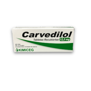 CARVEDILOL 12,5 MG X 20 TAB (KIMICEG)