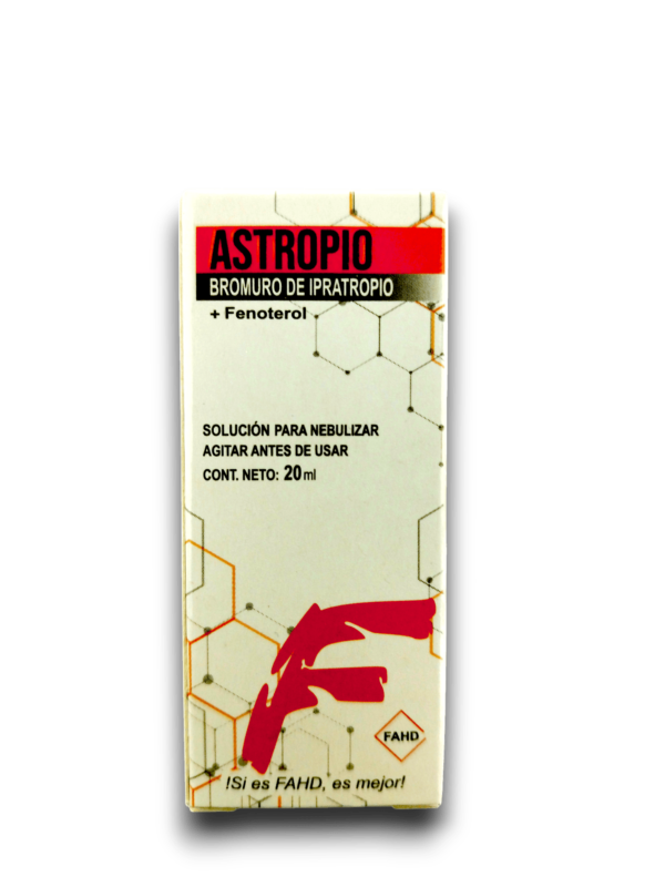 ASTROPIO (BR. IPRATROPIO /FENOTEROL) 0,25 MG /0,5 MG GOTAS P/INH FCO 20 ML (OKA)