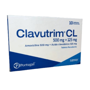 CLAVUTRIM (AMOXICILINA /AC CLAV 500 MG /125 MG X 10 TAB (PORTUGAL)