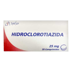 HIDROCLOROTIAZIDA 25 MG X 20 TAB (SPEFAR)