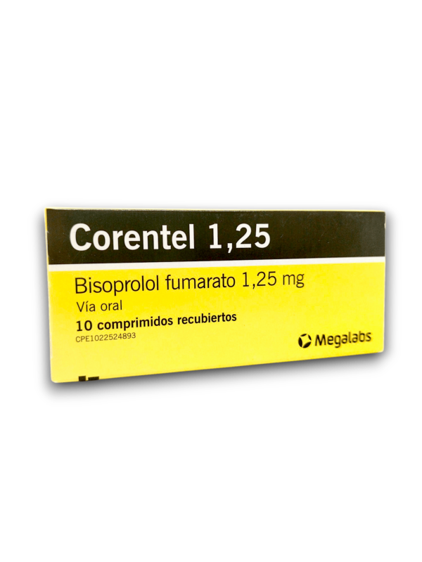 CORENTEL (BISOPROLOL) 1.25 MG X 10 TAB (MEGALABS)