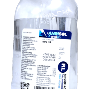 SOLUCION RINGER LACTATO 500 ML (ANDILAB)