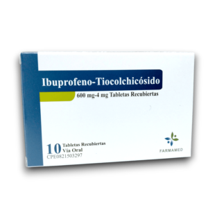 IBUPROFENO /TIOCOLCHICOSIDO 600 MG /4 MG X 10 TAB (FARMAMED)
