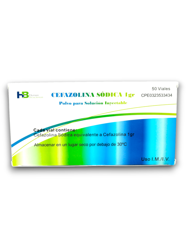CEFAZOLINA 1 G AMP (HB HUMAN)