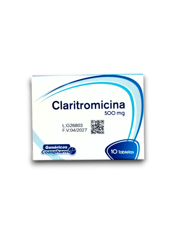 CLARITROMICINA 500 MG X 10 TAB (COASPHARMA)