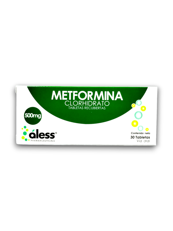 METFORMINA 500 MG X 30 TAB REC (ALESS)