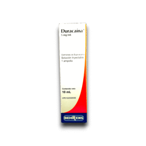DURACAINA (BUPIVACAINA) 5 MG /ML SOL INY 10 ML (BEHRENS)