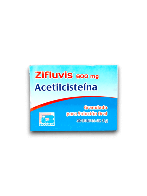 ZIFLUVIS (N-ACETILCISTEINA) 600 MG X 30 SOBRES (BIOQUIFAR)
