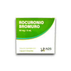 BROMURO DE ROCURONIO 50 MG /5 ML AMP (ADS)