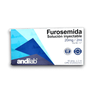 FUROSEMIDA 20 MG /2ML AMP I.V /I.M X 10 AMP (ANDILAB)