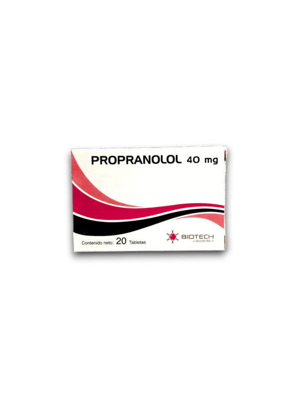 PROPRANOLOL 40 MG X 20 TAB (BIOTECH)