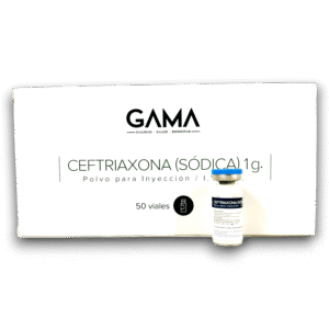 CEFTRIAXONA 1 G AMP I.V (GAMA)