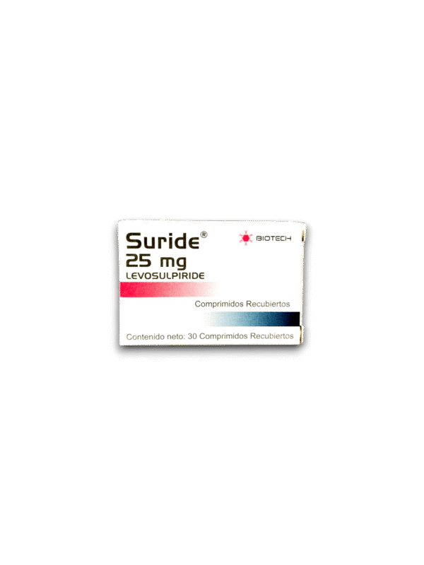 SURIDE 25 MG X 30 COMP REC (LEVOSULPIRIDE)