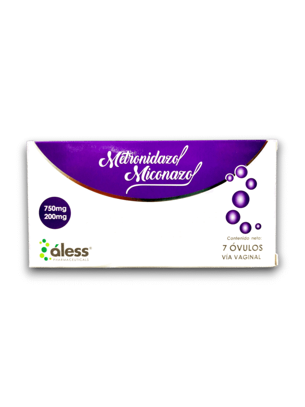 METRONIDAZOL /MICONAZOL 750 MG /200 MG X 7 OV VAG (ALESS)