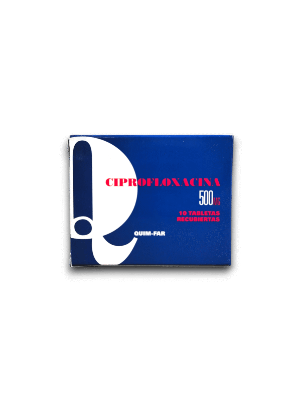 CIPROFLOXACINA 500 MG X 10 TAB (QUIM-FAR)